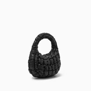 COS Black Quilted Micro Bag